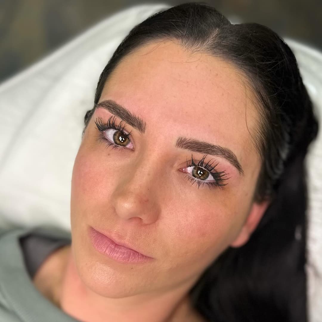 Beautiful Microbladed eyebrow results